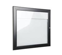 Danieli - Bacheca da Esterno Porta Menu e Avvisi A4 - Bacheca con Serratura e Coppia di Chiavi - Facile Fissaggio a Muro - Fondo in Acciaio Magnetico e Scrivibile (2xA4)