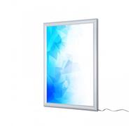 Danieli - Cornice a Scatto LED Retroilluminata per Poster. Schermo Led Pubblicitario in Alluminio, Ideale per Vetrine, Negozi, Agenzia Immobiliare. Insegna Luminosa Led. (42 x 59,4)