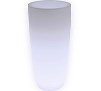 Danieli Lampada Vaso Luminoso da Giardino Cypress a LED | in Resina Anti-Ingiallimento | Luce Bianco Freddo 5000 k| LED IP67 | Made in Italy | Trasformatore IP20 da 1,2 mt | cm 43x90| kg 5,2