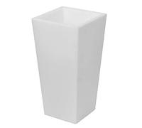 Danieli Vasi luminosi da Giardino M CEDAR a LED | Portavaso in resina antigraffio illuminato con Luce bianco neutra 4000 k| Led IP67 | Made in Italy | cm 30x30x60| kg 2,8