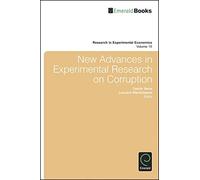 Danila Serra New Advances in Experimental Research on Corrupt (Copertina rigida)