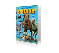 Danilo Promotions Biglietto di auguri di compleanno per Jurassic World, Jurassic World, biglietto di auguri di compleanno di Jurassic World, biglietto di auguri di compleanno