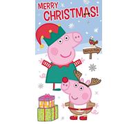 Danilo Promotions - Biglietto di Natale ufficiale Peppa Pig, multicolore, PGX08