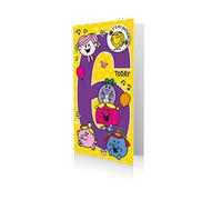 Danilo Promotions Limited Biglietto di auguri per compleanno Little Miss 6 Today, include un badge di compleanno, multicolore, 23 x 12 cm