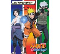 Danilo Promotions Limited Biglietto di auguri ufficiale Naruto, multicolore, 17,8 x 12,7 cm