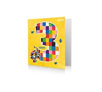 Danilo Promotions Limited Elmer - Biglietto di auguri per compleanno, motivo: elefante patchwork