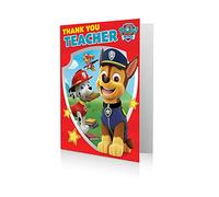 Danilo Promotions Limited Paw Patrol, biglietto di auguri di compleanno ufficiale con scritta Thank
