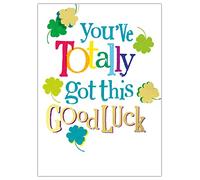 Danilo Promotions Limited You Totally Got This Good Luck, Good Luck Card, Card of Congratulations, multicolore, 172 mm x 124 mm