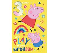 Danilo Promotions Ltd Biglietto di auguri di compleanno Peppa Pig, età 3