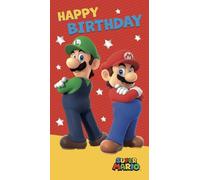 Danilo Promotions Ltd Biglietto di auguri di compleanno Super Mario