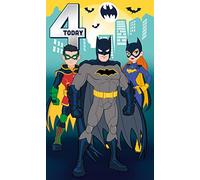 Danilo Promotions LTD Biglietto di auguri per il 4° compleanno, biglietto di compleanno per il 4° compleanno, biglietto di compleanno Warner Bros, biglietto ufficiale Warner Bros