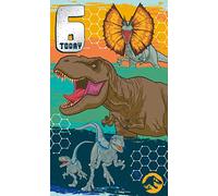 Danilo Promotions LTD Biglietto di auguri per il 6° compleanno, biglietto di compleanno per il 6° compleanno, biglietto di compleanno per il 6° compleanno Jurassic World