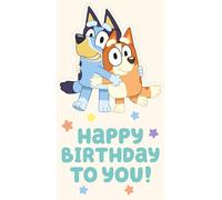 Danilo Promotions LTD Biglietto di compleanno bluey, biglietto di compleanno per bambini, biglietto di compleanno per bambini, biglietto di compleanno bluey, biglietto di auguri per amici