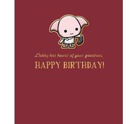 Danilo Promotions LTD Biglietto di compleanno di Harry Potter con scritta in inglese DOBBY HAS HEARD OF YOUR GREATNESS