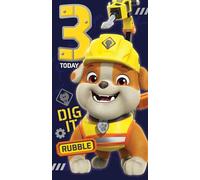 Danilo Promotions Ltd Biglietto di compleanno Paw Patrol, età 3 anni