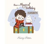 Danilo Promotions LTD Biglietto di compleanno per bambini, biglietto di compleanno per bambini, biglietto ufficiale di Harry Potter per bambini, biglietto di compleanno per bambini Harry Potter