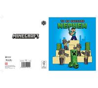 Danilo Promotions LTD Biglietto di compleanno per nipote, biglietto di compleanno per nipote, biglietto di compleanno per nipote, biglietto di compleanno per lui Minecraft