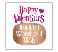 Danilo Promotions LTD Biglietto di San Valentino per la moglie, Moglie San Valentino, Cartolina di San Valentino per la moglie, Cartolina di San Valentino Moglie, Cartolina di San Valentino Moglie