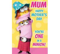 Danilo Promotions LTD Biglietto per festa della mamma Cattivissimo me, con scritta in lingua inglese You're one in a Minion