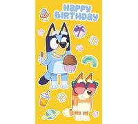 Danilo Promotions Ltd Bluey - Biglietto di auguri con adesivi