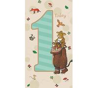 Danilo Promotions LTD Gruffalo Biglietto di compleanno per 1° compleanno, biglietto di compleanno per bambini per 1° compleanno, biglietto di compleanno per bambini con licenza ufficiale