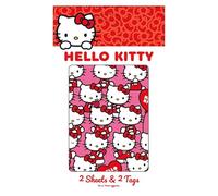 Danilo Promotions LTD Hello Kitty - Carta da regalo, 2 fogli e 2 etichette, confezione regalo