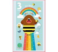 Danilo Promotions LTD Hey Duggee - Biglietto di auguri per 3° compleanno, multicolore, 22,7 x 12,7 cm