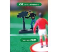 Danilo Promotions LTD Subbuteo - Biglietto di auguri di compleanno per lui con scritta VAR CHECK