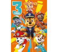 Danilo Promotions Paw Patrol - Biglietto di compleanno ufficiale per 3 anni