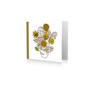 Van Gogh Musuem - Biglietto di auguri di compleanno ufficiale, girasoli in vaso