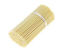 Danilovo 50 pz Candele in Cera d’Api Bianche - Candele Chiesa Ortodossa per Preghiere, Rituali, Lunghe, Morbide, N20, Altezza 30,5 Centimetri
