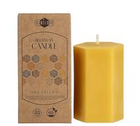 Danilovo Candele Cera d’Api Naturale al 100% - Decorazioni Casa Eleganti e di Alta Qualità - Candele Naturali Decorative e Sostenibili (1 pz, 5 x 7 cm, 15 Ore)