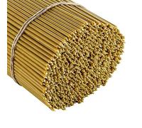 Danilovo - Candele coniche 100% pura cera d'api (giallo) - Candela ortodossa per chiesa naturale al miele profumate per preghiera Rituale Decor Natale - senza fuliggine senza gocciolamento, altezza 16,5 cm (50 pezzi)