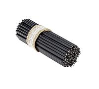 Danilovo Candele (Nero) Profumate in Pura Cera d’Api - Candele Chiesa Ortodossa per Preghiere, Natale, Lunghe, N40, Altezza 26,5 centimetri, 25 pz