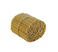 Danilovo Candele Profumate in Pura Cera d’Api - Candele Chiesa Ortodossa per Preghiere, Natale, Lunghe, Morbide, N60, Altezza 20,5 centimetri, 50 pz