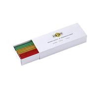 Danilovo Candele Pura Cera d'Api 50 pz (Multicolore) - No goccia, No fumo, Alte, Sottili Coniche-Decorative per Preghiera in Chiesa, Candele per Decorazione o Compleanno, Altezza 16,5 cm