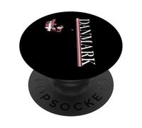 Danimarca - Danimarca - Bandiera danese Dannebrog - Mappa Souvenir PopSockets PopGrip Adesivo