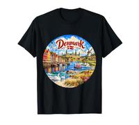Danimarca, Europa, Groenlandia, Isole Faroe Porto Marittimo Maglietta