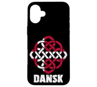 Danimarca vichingo scandinavo danmark vichingo divertente runa dansk Custodia per iPhone 16 Plus
