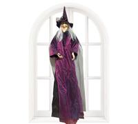 D'animazione Sospesa - Streghe della Vita con Occhi, Decorazione della Casa Infestata | Spooky Yard Fence Decorazioni da Pareti, Suono Realistico per La Notte di Halloween, Decorazio