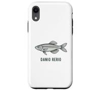 Danio Rerio Zebrafish Ricerca Scientifica Illustrazione Custodia per iPhone XR