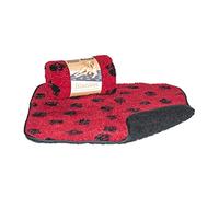 Danish Design, coperta in pile a forma di zampa di vino, grande, 127 x 152 cm