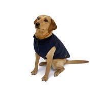 Danish Design FatFace Harley Puffer Dog Coat 35 cm - Caldo impermeabile giacca per cani con fodera in pelliccia sintetica e chiusura con zip