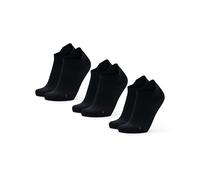 DANISH ENDURANCE 3 o 5 Paia Calzini da Running Uomo Donna Corti, Calze da Corsa Anti Vesciche, Tecnici e Sport, 3 x Nero, EU 43-47