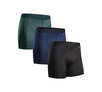 DANISH ENDURANCE Boxer Sportivi, in Microfibra, Elasticizzato, Intimo per Sport, da Uomo, 3 Paia, MC (1x Blu, 1x Nero, 1x Verde), L