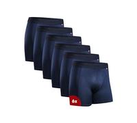 DANISH ENDURANCE Boxer Sportivi, in Microfibra, Elasticizzato, Intimo per Sport, da Uomo, 6 Paia, Blu, 3XL