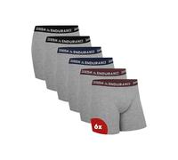 DANISH ENDURANCE Boxer Uomo Cotone Elasticizzato, Boxer a Pantaloncino Comodi e Traspiranti, Cuciture Piatte, con o Senza Patta Frontale, 6 Paia