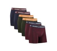 DANISH ENDURANCE Boxer Uomo Cotone Elasticizzato Premium, con o Senza Apertura Frontale, 6 Paia, Multicolore, XXL