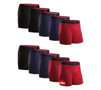 DANISH ENDURANCE Boxer Uomo in bambù Ultra Morbido, Mutande Boxer Bamboo Comodi, Traspiranti, con o Senza Apertura Frontale, 6 o 10 Paia