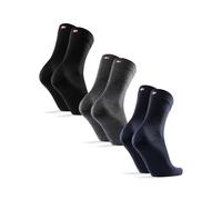DANISH ENDURANCE Calze in Lana Merino, Calzini Classici Traspiranti, da Uomo e Donna, 3 o 5 Paia, Multicolore (1x Nero, 1x Grigio, 1x Navy Scuro), 39-42